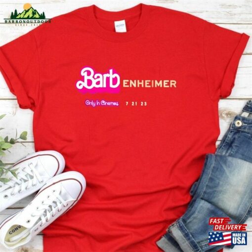 Barbenheimer T-Shirt Barbie Movie Inspired Shirt Oppenheimer Hoodie Sweatshirt