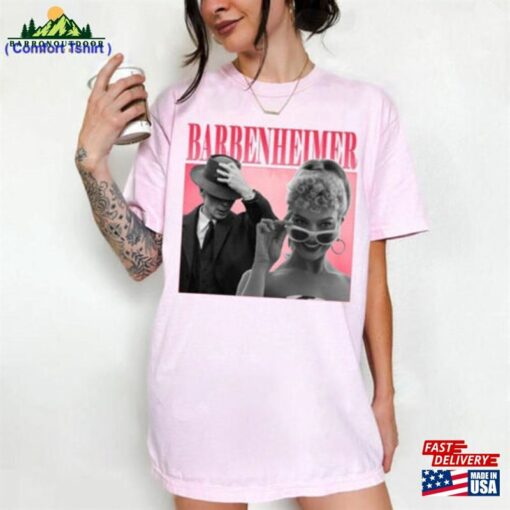 Barbenheimer T-Shirt Barbie Movie Shirt Comfort Color Hoodie Unisex