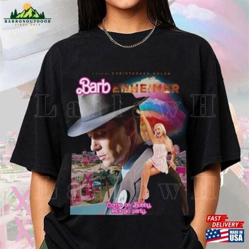 Barbenheimer T-Shirt Barbie Oppenheimer Tee Funny Hoodie