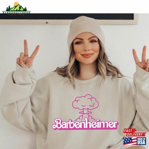 Barbenheimer T-Shirt Barbie Oppenheimer Tee Funny Hoodie Unisex