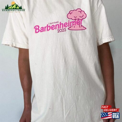 Barbenheimer T-Shirt Barbie Oppenheimer Tee Funny Unisex Classic