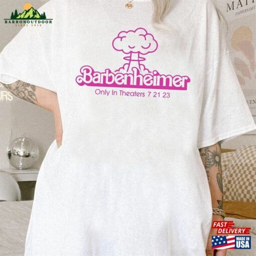 Barbenheimer T Shirt Barbie Oppenheimer Tee Movie Inspired 2023 Funny Classic Hoodie