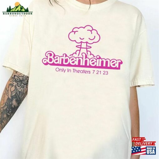 Barbenheimer T Shirt Barbie Oppenheimer Tee Movie Inspired 2023 Funny Classic Hoodie