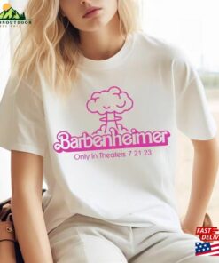 Barbenheimer T-Shirt Barbie Oppenheimer Tee Movie Inspired 2023 Shirt Unisex Barbenheimer T-Shirt Barbie Oppenheimer Tee Movie Inspired 2023 Shirt Unisex