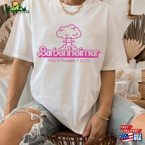 Barbenheimer T-Shirt Barbie Oppenheimer Tee Movie Inspired Shirt Hoodie Classic