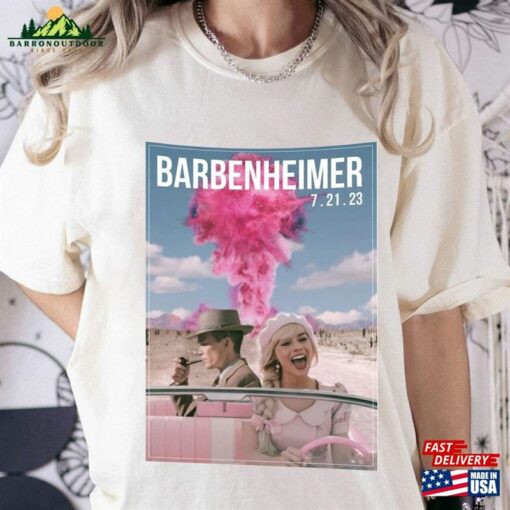 Barbenheimer T-Shirt Barbie Oppenheimer Tee Movie Inspired Shirt Unisex