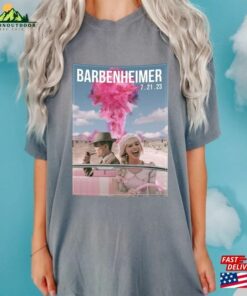 Barbenheimer T-Shirt Barbie Oppenheimer Tee Movie Inspired Shirt Unisex 2 Barbenheimer T Shirt Barbie Oppenheimer Tee Movie Inspired Shirt Unisex 3