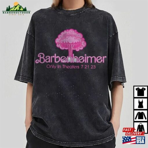 Barbenheimer T-Shirt Barbie Oppenheimer Tee Trendy Shirt V2 Hoodie Classic