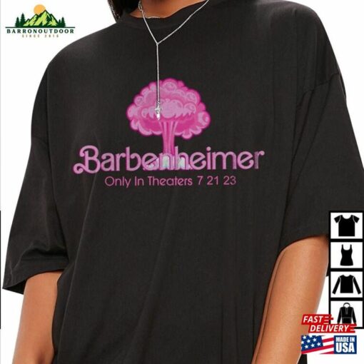 Barbenheimer T-Shirt Barbie Oppenheimer Tee Trendy Shirt V2 Hoodie Classic