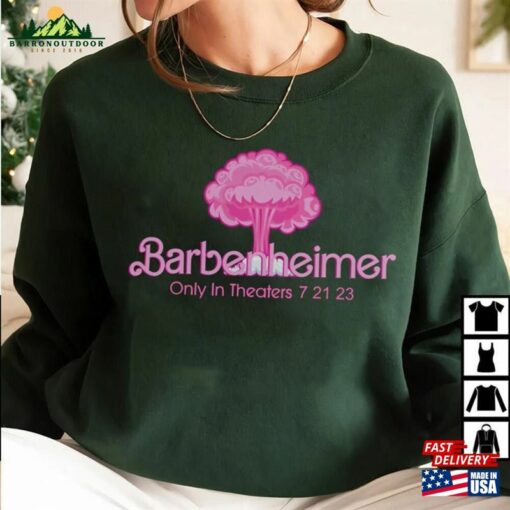 Barbenheimer T-Shirt Barbie Oppenheimer Tee Trendy Shirt V2 Hoodie Classic