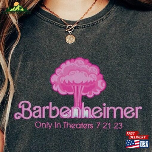 Barbenheimer T-Shirt Barbie Oppenheimer Tee Trendy Shirt V2 Unisex Classic