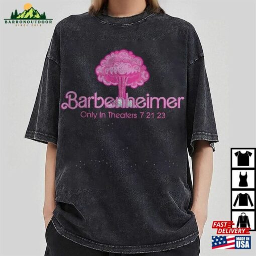 Barbenheimer T-Shirt Barbie Oppenheimer Tee Trendy Shirt V2 Unisex Classic