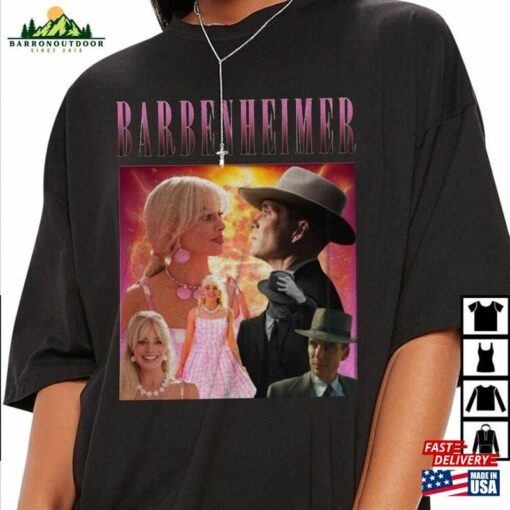 Barbenheimer T-Shirt Barbie Oppenheimer Tee Trendy Shirt V4 Unisex