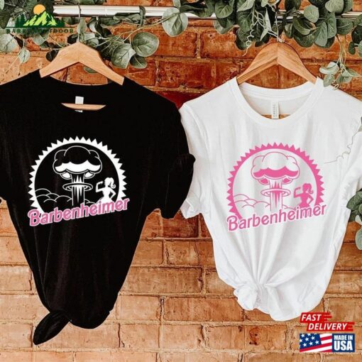 Barbenheimer T-Shirt Barbieheimer Active Shirt Funny Movie Tee Unisex Hoodie