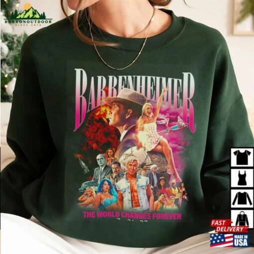 Barbenheimer T-Shirt Sweatshirt Barbie Oppenheimer Tee Hoodie