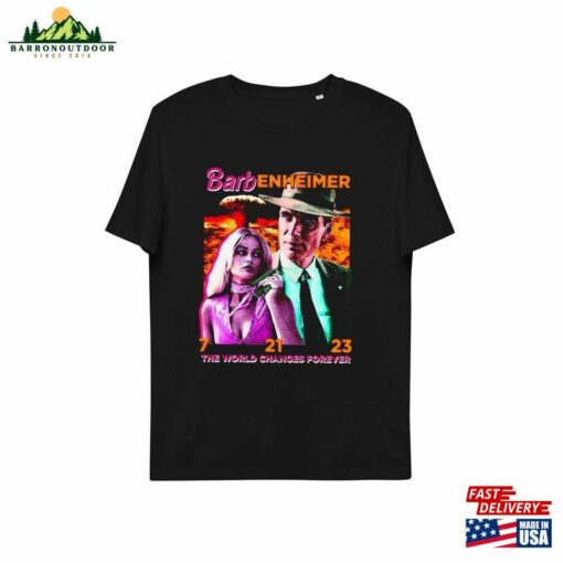 Barbenheimer The World Changes Forever Shirt Barbie Oppenheimer T-Shirt I Survived Sweatshirt Classic