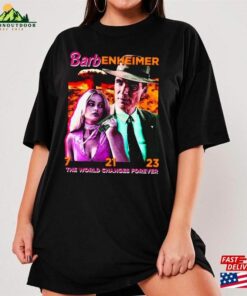 Barbenheimer The World Changes Forever Shirt Barbie Oppenheimer T-Shirt I Survived Sweatshirt Unisex Barbenheimer The World Changes Forever Shirt Barbie Oppenheimer T-Shirt I Survived Sweatshirt Unisex