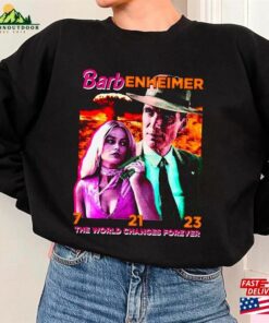 Barbenheimer The World Changes Forever Vintage Unisex Shirt Barbie Oppenheimer T-Shirt Tee Classic Barbenheimer The World Changes Forever Vintage Unisex Shirt Barbie Oppenheimer T-Shirt Tee Classic