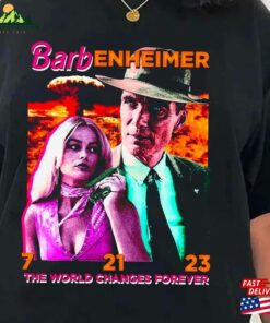 Barbenheimer The World Changes Forever Vintage Unisex Shirt Barbie Oppenheimer T-Shirt Tee Classic Barbenheimer The World Changes Forever Vintage Unisex Shirt Barbie Oppenheimer T-Shirt Tee Classic