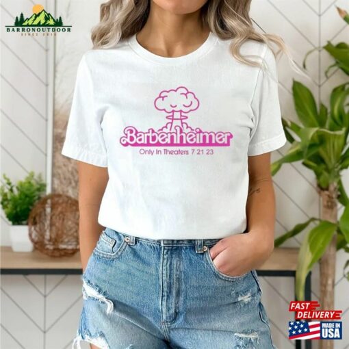 Barbenheimer Tshirt Barbie Oppenheimer Tee Funny T-Shirt Hoodie