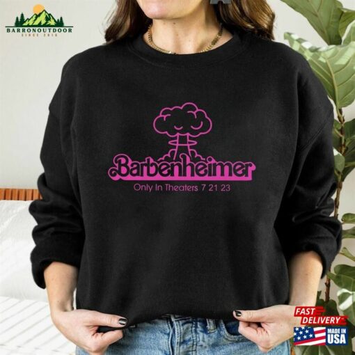 Barbenheimer Tshirt Barbie Oppenheimer Tee Funny T-Shirt Hoodie