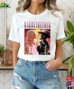 Barbenheimer Unisex Shirt Barbie Vs Oppenheimer Cillian Murphy Margot Robbie Classic