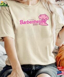Barbenheimer Vintage 90S Shirt Barbie And Oppenheimer Crewneck Sweatshirt T-Shirt