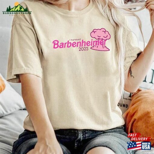 Barbenheimer Vintage 90S Shirt Barbie And Oppenheimer Crewneck Sweatshirt T-Shirt