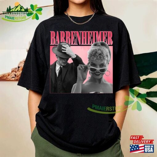 Barbenheimer Vintage 90S Shirt Barbie And Oppenheimer Movie T-Shirt Unisex