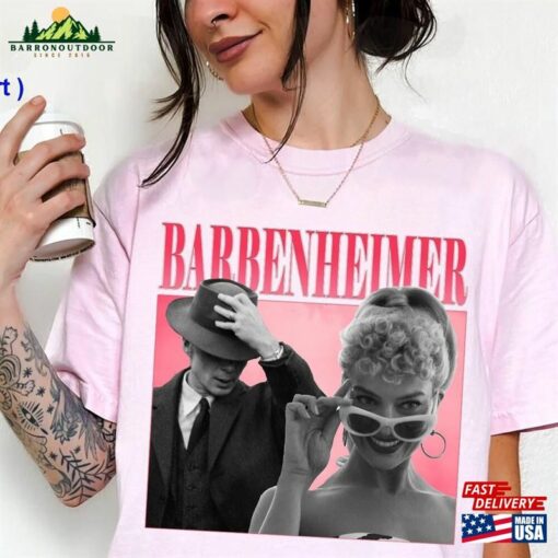 Barbenheimer Vintage 90S Shirt Barbie And Oppenheimer Movie T-Shirt Unisex