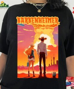 Barbenheimer Vintage Double Feature T-Shirt Barbie Oppenheimer Sweatshirt Hoodie