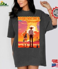 Barbenheimer Vintage Double Feature T-Shirt Barbie Oppenheimer Sweatshirt Hoodie 3 Barbenheimer Vintage Double Feature T Shirt Barbie Oppenheimer Sweatshirt Hoodie 4