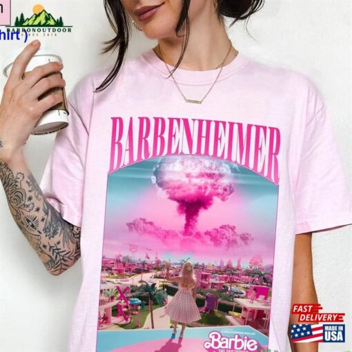 Barbenheimer Vintage Shirt Barbie And Oppenheimer Movie Sweatshirt Unisex