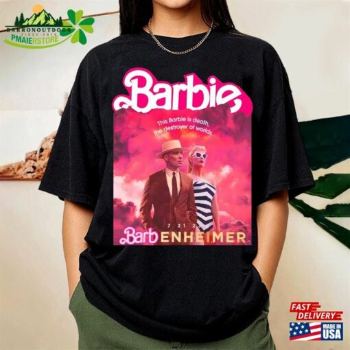 Barbenheimer Vintage Shirt Barbie And Oppenheimer Movie T-Shirt Classic