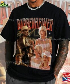 Barbenheimer Vintage Shirt Barbie Vs Oppenheimer Cillian Murphy Margot Robbie Sweater Sweatshirt T-Shirt