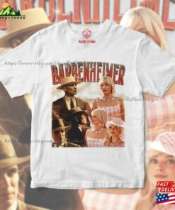 Barbenheimer Vintage Shirt Barbie Vs Oppenheimer Cillian Murphy Margot Robbie Sweater Sweatshirt T-Shirt 2 Barbenheimer Vintage Shirt Barbie Vs Oppenheimer Cillian Murphy Margot Robbie Sweater Sweatshirt T Shirt 3