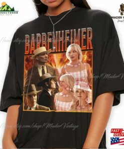 Barbenheimer Vintage Shirt Barbie Vs Oppenheimer Cillian Murphy Margot Robbie Sweater Unisex Sweatshirt Barbenheimer Vintage Shirt Barbie Vs Oppenheimer Cillian Murphy Margot Robbie Sweater Unisex Sweatshirt