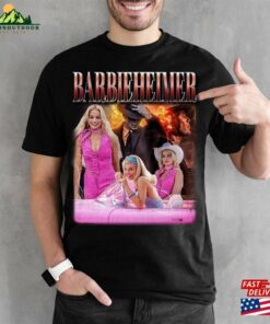 Barbenheimer Vintage Shirt Barbie Vs Oppenheimer Cillian Murphy Margot Robbie Tee Greta Gerwig T Unisex T-Shirt Barbenheimer Vintage Shirt Barbie Vs Oppenheimer Cillian Murphy Margot Robbie Tee Greta Gerwig T Unisex T-Shirt
