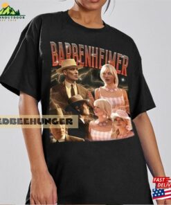 Barbenheimer Vintage Shirt Cillian Murphy Margot Robbie Sweater 90S Hoodie Unisex Classic Barbenheimer Vintage Shirt Cillian Murphy Margot Robbie Sweater 90S Hoodie Unisex Classic