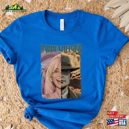 Barbenheimer Vintage T-Shirt Gift For Women And Man Unisex Come On Baby Let Hoodie