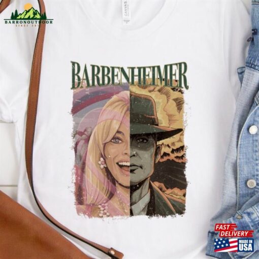 Barbenheimer Vintage T-Shirt Gift For Women And Man Unisex Come On Baby Let Hoodie