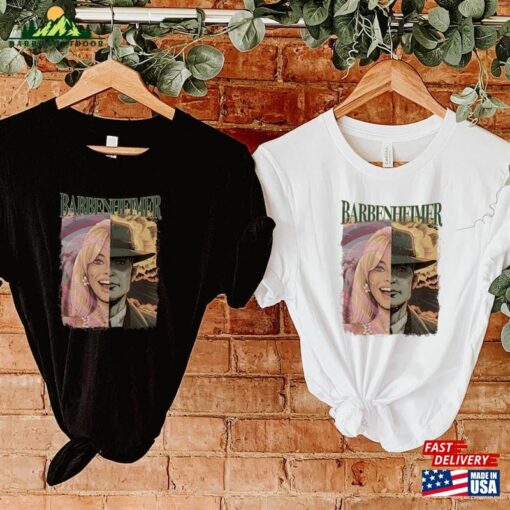 Barbenheimer Vintage T-Shirt Gift For Women And Man Unisex Come On Baby Let Hoodie