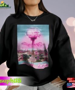 Barbenheimer Vintage Tee A Nuclear Barbie X Oppenheimer Movie Shirt Ft Greta Gerwig And Cillian Murphy In Christopher Nolan Sweatshirt Hoodie 3