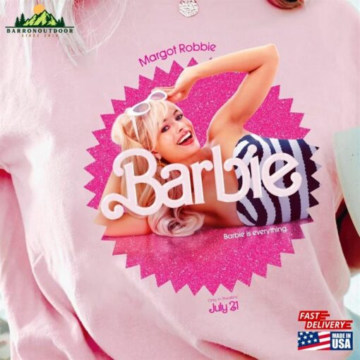 Barbie 2023 Comfort Colors® Shirt Margot Robbie Poster Tee Unisex Sweatshirt