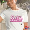 Barbie 2023 T Shirt Pink Logo Hoodie Classic