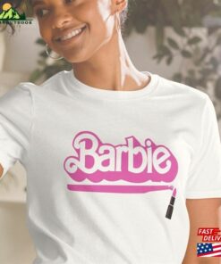 Barbie 2023 T Shirt Pink Logo Hoodie Classic Barbie 2023 T Shirt Pink Logo Hoodie Classic
