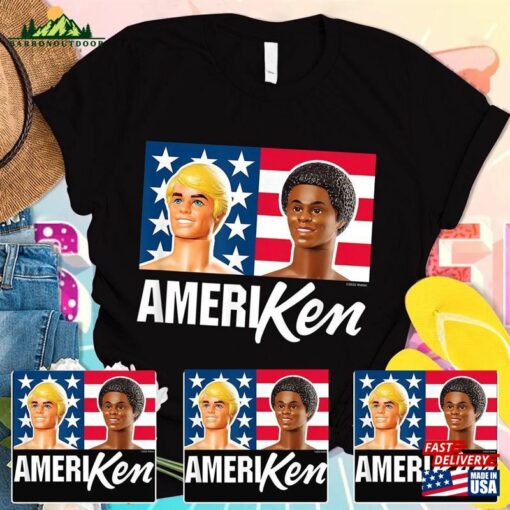 Barbie Ameri Ken T-Shirt Fan Shirt Cheetah Unisex