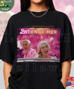 Barbie And Ken On The Car Barbenheimer Movie Oppenheimer Shirt Christopher Nolan Margot Robbie Ryan Gosling Unisex T-Shirt Barbie And Ken On The Car Barbenheimer Movie Oppenheimer Shirt Christopher Nolan Margot Robbie Ryan Gosling Unisex T-Shirt