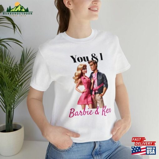 Barbie And Ken Unisex Jersey Short Sleeve Tee Movie 2023 Cute T-Shirt Sweatshirt