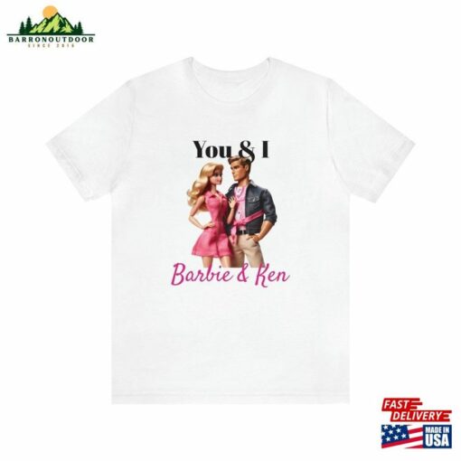 Barbie And Ken Unisex Jersey Short Sleeve Tee Movie 2023 Cute T-Shirt Sweatshirt